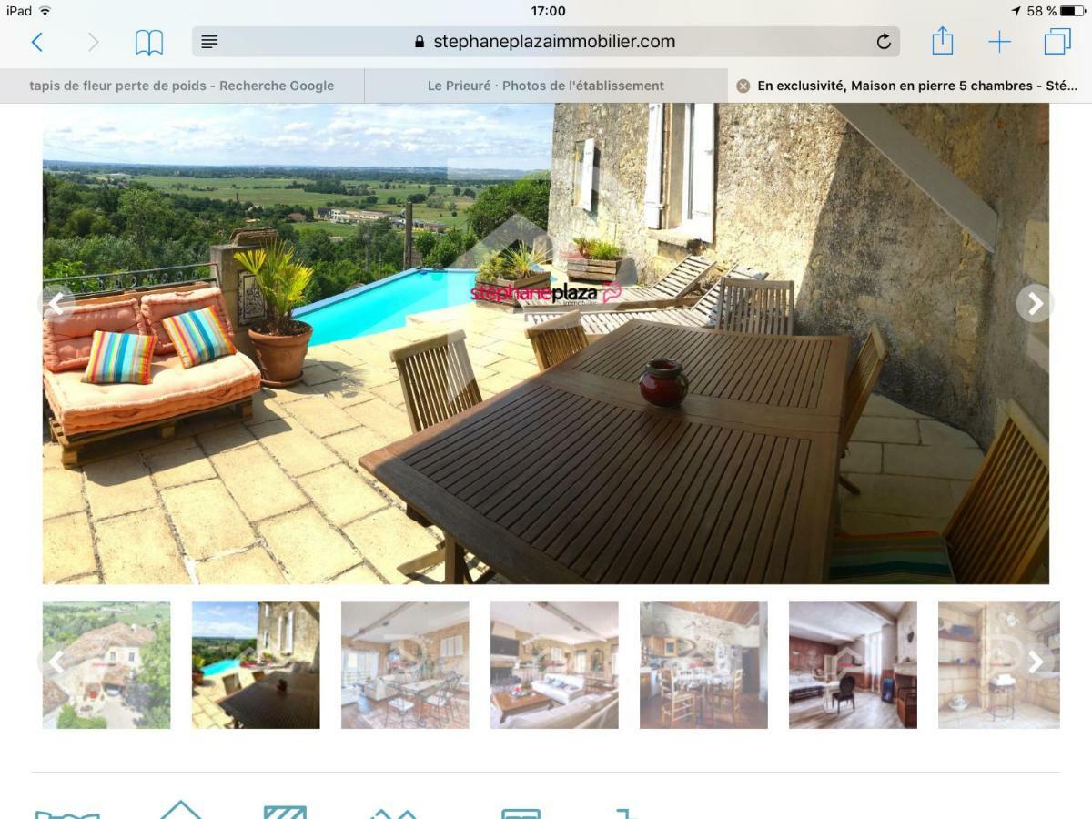 Le Prieure Bed & Breakfast Saint-Pey-de-Castets ภายนอก รูปภาพ